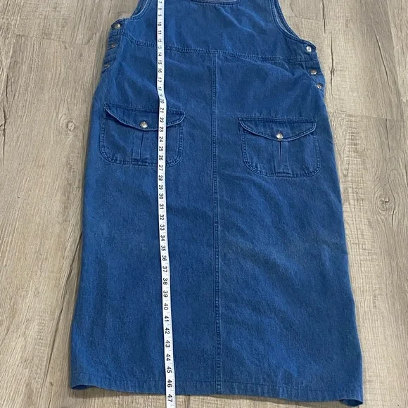 Casual Blue Denim Midi Dress - Picture 7 of 10